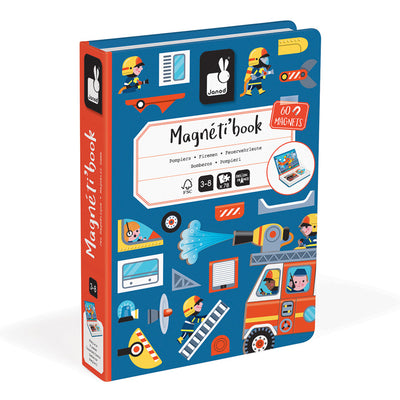 Janod - Magnetic Book - Firefighter