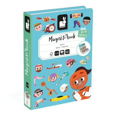 Janod - Magnetic Book - Sports