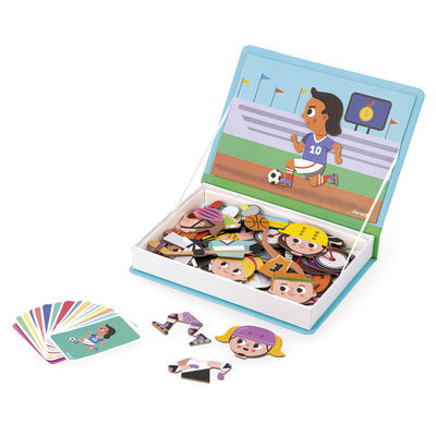 Janod - Magnetic Book - Sports