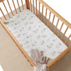 Snuggle Hunny Kids - Organic Fitted Cot Sheet - Arctic