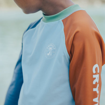 Cry Wolf - RASH VEST Ocean Colour Block