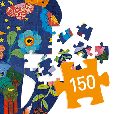 Djeco - Elephant Puzzle - 150pcs