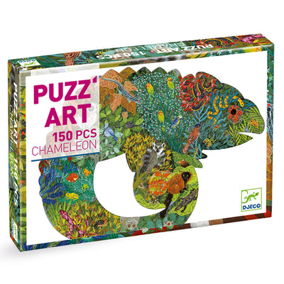 Djeco - Puzzle Art Chameleon