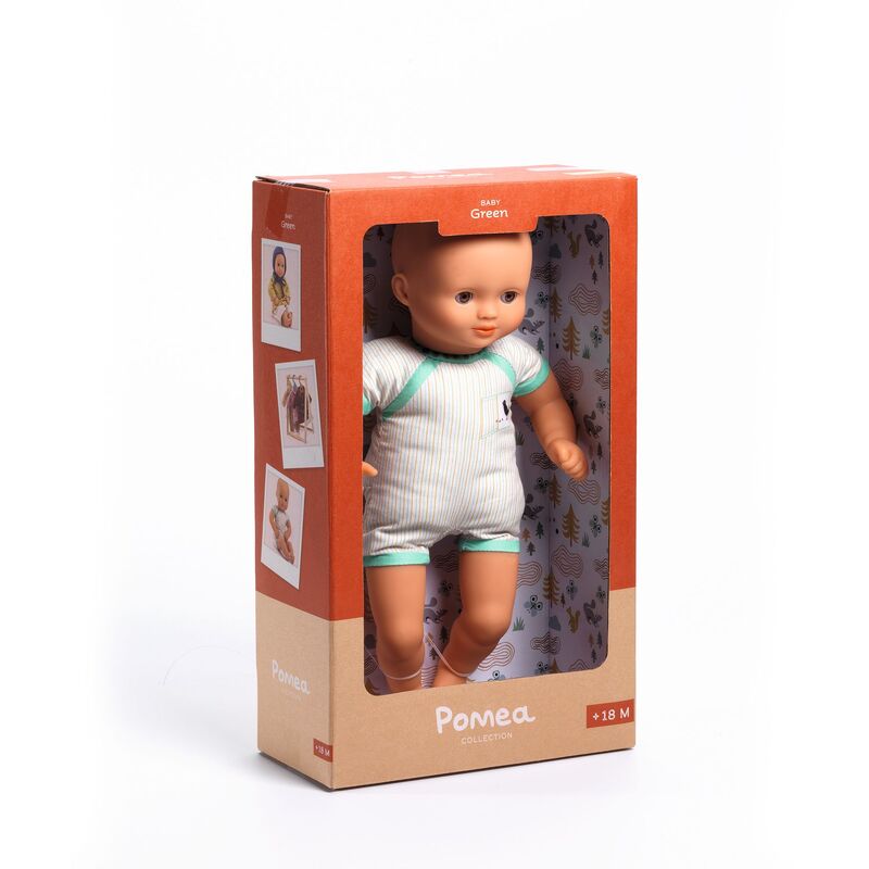 Djeco - Pomea Soft Body Doll - Green