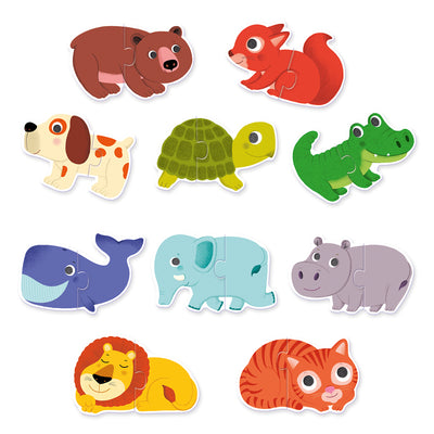 Djeco - Duo Animals 20 puzzle