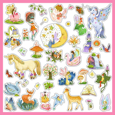 Djeco - Fantasy Metallic Stickers 160