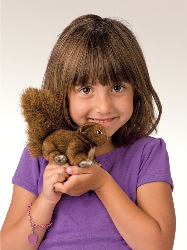 Folkmanis - Finger Puppet - Mini Red Squirrel