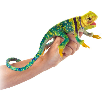 Folkmanis - Mini Collared Lizard Finger Puppet