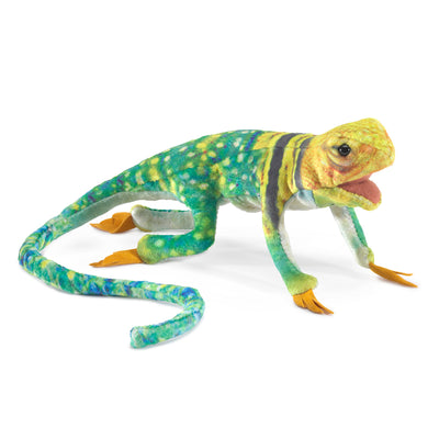 Folkmanis - Mini Collared Lizard Finger Puppet