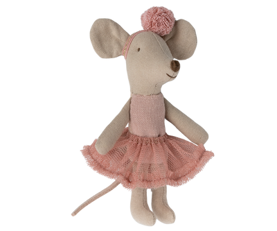 Maileg - Ballerina Mouse Little Sister - Rose