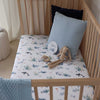 Snuggle Hunny Kids - Fitted Cot Sheet - Ocean