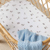 Snuggle Hunny Kids - Organic Bassinet Sheet / Change Pad Cover - Penguin