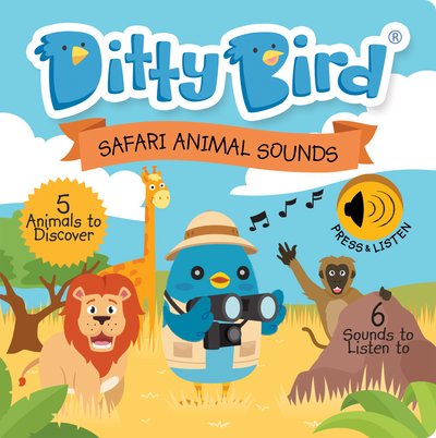 Ditty Bird - Safari Animals Sound Board Book