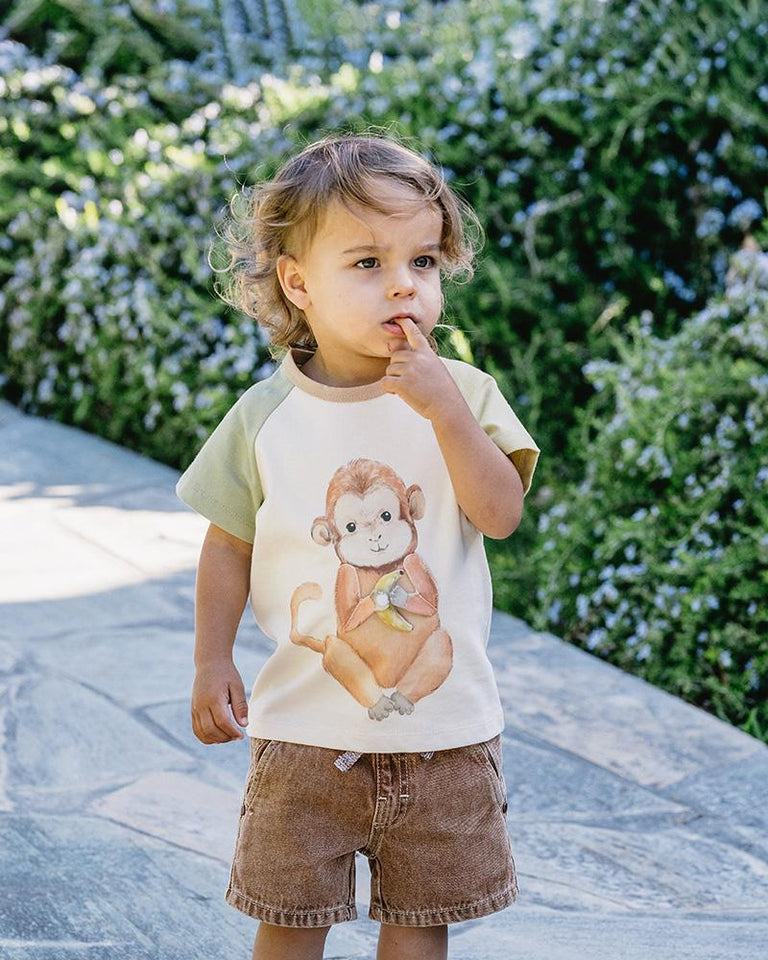 Bebe - Ellis 3D Monkey Tee