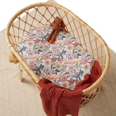 Snuggle Hunny Kids - Bassinet Sheet / Change Pad Cover - Australiana