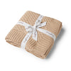 Snuggle Hunny Kids - Diamond Knit Organic Baby Blanket - Hazelnut