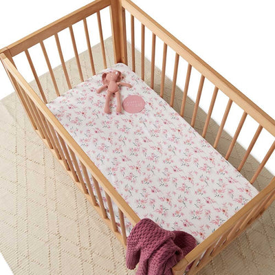 Snuggle Hunny Kids - Fitted Cot Sheet - Camille