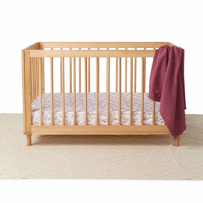 Snuggle Hunny Kids - Fitted Cot Sheet - Camille