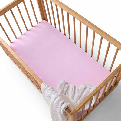 Snuggle Hunny Kids - Fitted Cot Sheet - Lilac