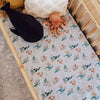 Snuggle Hunny Kids - Fitted Cot Sheet - Whale