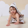 Snuggle Hunny Kids - Organic Hooded Baby Towel - Diggers & Tractors