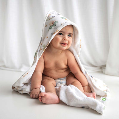 Snuggle Hunny Kids - Organic Hooded Baby Towel - Dragon