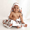 Snuggle Hunny Kids - Organic Hooded Baby Towel - Rosebud