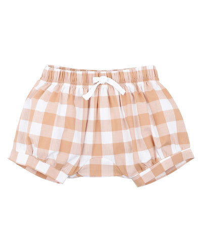 Fox & Finch - Caramel Check Shorts