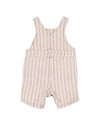 Bebe - Stripe Overalls - Beige