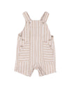 Bebe - Stripe Overalls - Beige