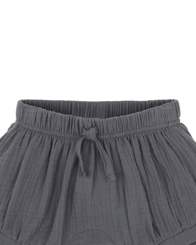 Bebe - Crinkle Shorts - Slate Grey