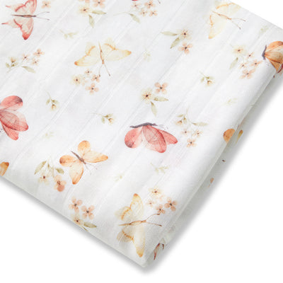 Snuggle Hunny Kids - Organic Muslin Wrap - Butterfly