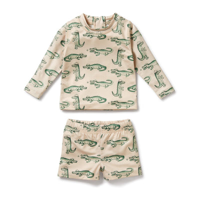 Wilson & Frenchy - Little Croc Rashie Swim Set